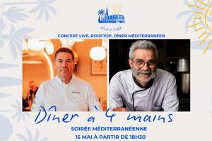 photo Soirée Méditerranéenne à La Rochelle 15 mai : Dîner à 4 mains avec les chefs Carlos Foito et Hervé Holderbaum