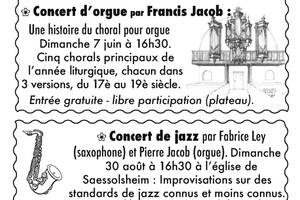photo Concert d’orgue par Francis Jacob : « Une histoire du choral ».