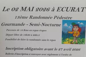 photo Randonnée pédestre gourmande semi nocturne