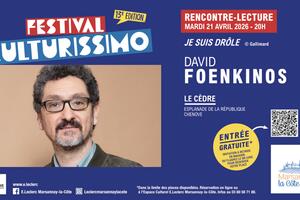 photo Festival Culturissimo - Rencontre-Lecture avec David Foenkinos
