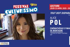 photo Festival Culturissimo - Lecture de Alice Pol