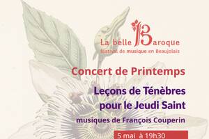 photo Concert de Printemps - Leçons de Ténèbres pour le Jeudi Saint de François Couperin