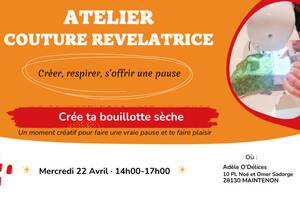 photo Atelier Couture Révélatrice – crée ta bouillotte sèche