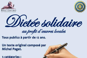 photo Dictée solidaire