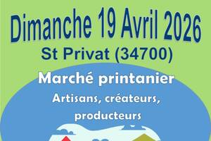 photo Marché printanier + vide grenier St Privat