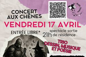 photo Sortie de résidence Poésie Musique et Dessin