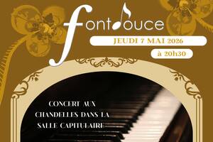 photo Concert aux bougies à l'Abbaye de Fontdouce