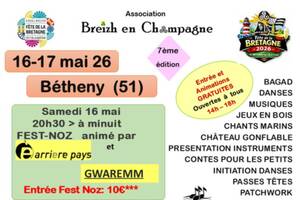 photo Fête de la Bretagne 16 -17 mai 26 et Festnoz 20h30 16 mai 26