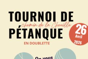 photo TOURNOI DE PETANQUE GRATUIT A BONNY SUR LOIRE (45) le 26 avril 2026