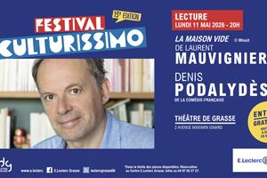 photo Festival Culturissimo - Lecture de Denis Podalydès 