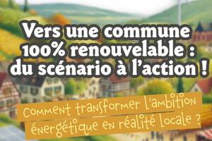 photo Vers une commune 100 % renouvelable : du scénario à l’action !