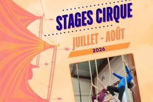 photo Stage cirque enfant été 2026 - Vacances juillet août dès 3.5 ans