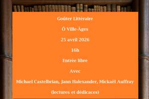 photo Goûter littéraire avec 3 auteurs, 25 avril 2026, Massy