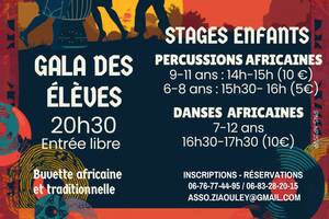 photo Gala de fin d'année / stages percussions et danses africaines ENFANT