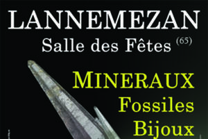 photo 3e SALON MINERAUX FOSSILES BIJOUX de LANNEMEZAN (Hautes-Pyrénées)