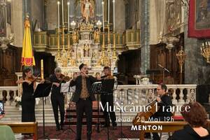 photo Concert à Menton : Rossini, Telemann, Taffanel, Tchaïkovsky, Bizet, Aznavour, Wieniawski, Poulenc, Ibert, Piazzolla, Vivaldi