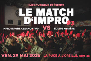 photo THÉÂTRE LE MATCH D'IMPRO #3 à La Puce a l'Oreille