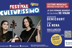 photo Festival Culturissimo - Lecture musicale par Marianne Denicourt et Dom La Nena