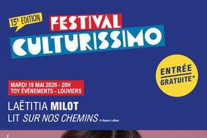 photo Festival Culturissimo - Rencontre-Lecture avec Laëtitia Milot 