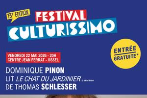 photo Festival Culturissimo - Lecture de Dominique Pinon 