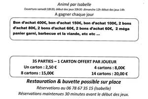 Loto du Comité de Jumelage