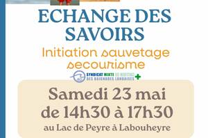 photo Echange des savoirs : initiation Sauvetage secourisme