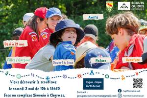Et si votre fils / votre fille se glissait dans la peau d'un scout / d’une guide le temps d'une journée ?
