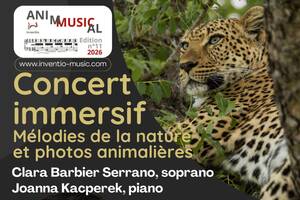 Mélodies de la nature conjuguées à des photographies animalières