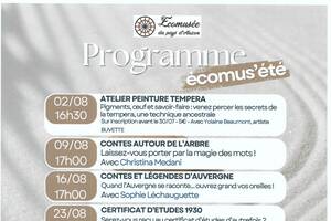 ECOMUS'ETE - ANIMATIONS ESTIVALES