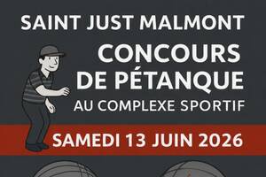 Concours de pétanque ACCA de Saint-Just Malmont