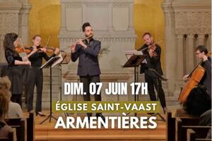 Concert à Armentières: Rossini, Vivaldi, Tchaikovsky, Taffanel, Bizet, Aznavour, Saint-Saëns, Ibert, Poulenc, Ravel
