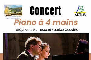 Concert de piano à 4 mains par Stéphanie HUMEAU et Fabrice COCCITTO