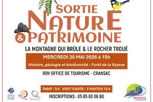 La montagne qui brûle et le rocher troué