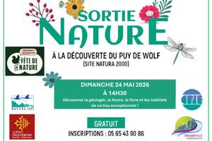 Sortie nature à la découverte d'un site Natura 2000 exceptionnel : le Puy de Wolf