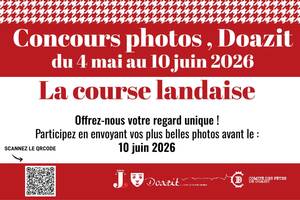 Concours photos du lundi 4 mai au 10 juin 2026.