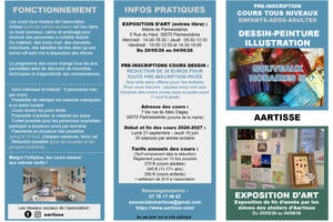 Cours dessin peinture, illustration, enfants pré inscription