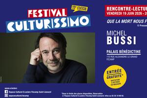 Festival Culturissimo - Rencontre-Lecture avec Michel Bussi