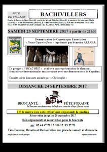 FETE DU VILLAGE : fête foraine et Brocante