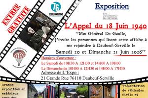Exposition pour l’Appel du 18 Juin 1940