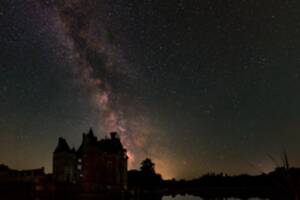 Un château sous les étoiles