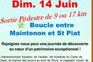 Randonnée Pédestre - Boucle entre Maintenon et St Piat