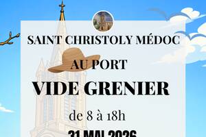 Vide grenier port de saint Christoly Medoc