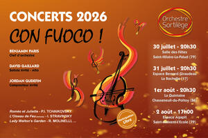 Con Fuoco ! Concerts de l’Orchestre Sortilège 2026