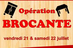 opération BROCANTE (Boutique Solidaire AGIR)