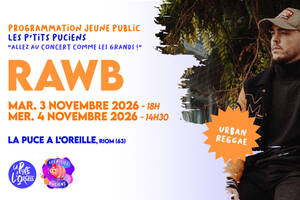 Concert jeune public de Rawb à La Puce a l'Oreille