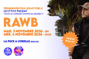 Concert jeune de public de Rawb à la Puce a l'Oreille