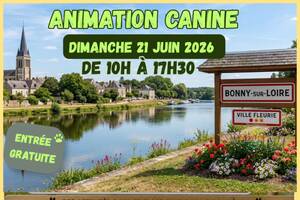 Animation canine à Bonny sur Loire (45) le 21 juin 2026