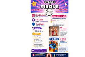 stage été endants 4 -15 ans du 20 au 24 juillet 2026 acrobate circus