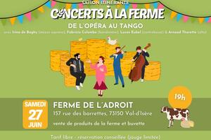 Concerts à la ferme