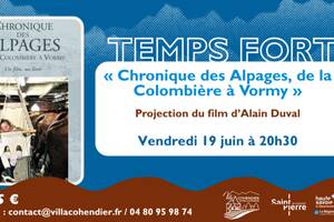 Projection du film « Chronique des Alpages de la Colombière à Vormy »